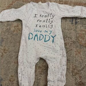 White and Blue Kids One Piece